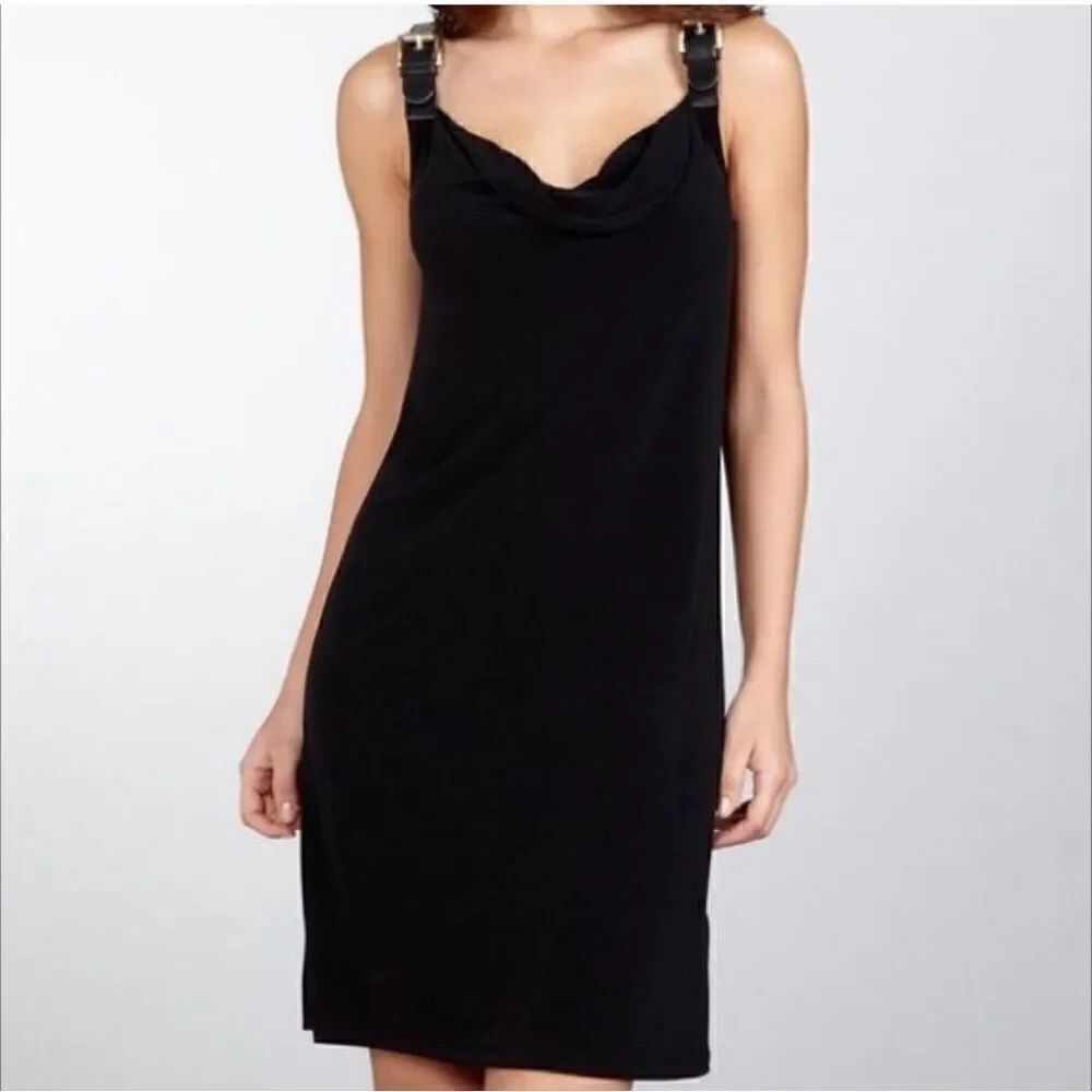 Michael Kors Black Buckle Strap Dress
